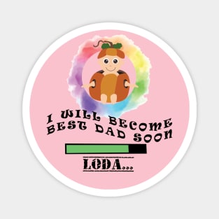 new born baby for dad gift Magnet